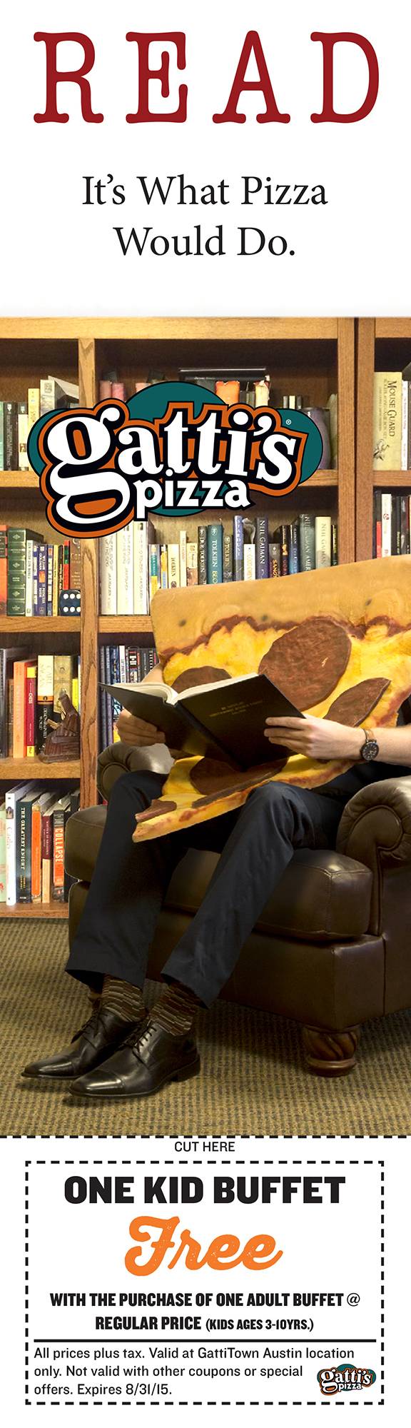 Gattis Pizza-Bookmark